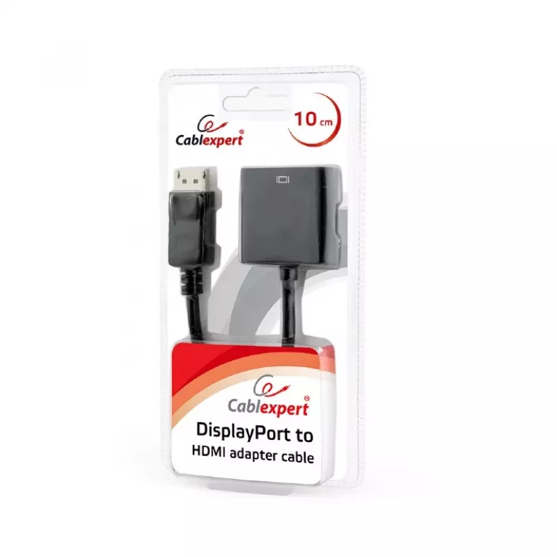 adapter kablowya GEMBIRD DisplayPort na HDMI - Czarny, Blister
