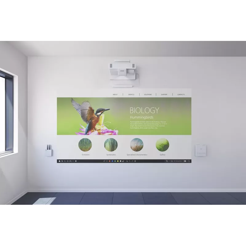 Projektor Epson EB-1485Fi Ultra krótki rzut 5000 ANSI lumenów 3LCD 1080p (1920x1080) Biały