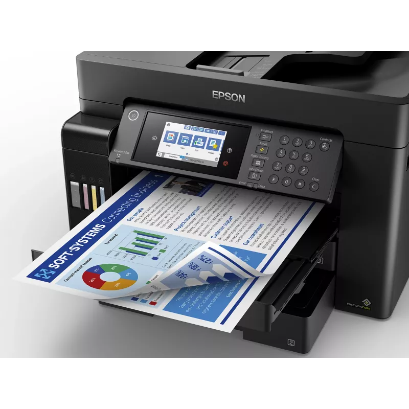 Drukarka wielofunkcyjna Epson EcoTank L15150 — kolorowy atramentowy, A3+ (4800x2400 DPI), Wi‑Fi, Ethernet