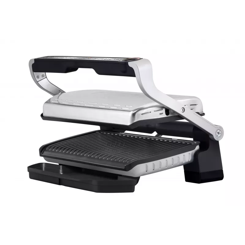 Grill kontaktowy Tefal GC724D, blatowy ruszt, metaliczny/czarny, 440×340×172 mm, 7 kg