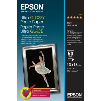 Epson Ultra Glossy Photo Paper - 13x18cm - 50 arkuszy