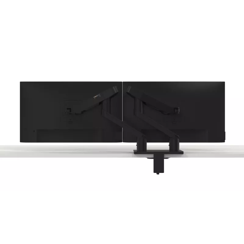 DELL Podwójny uchwyt do monitora – MDA20, 10 kg, 48,3 cm (19 cali), 68,6 cm (27 cali), Regulacja wysokości, Czarny