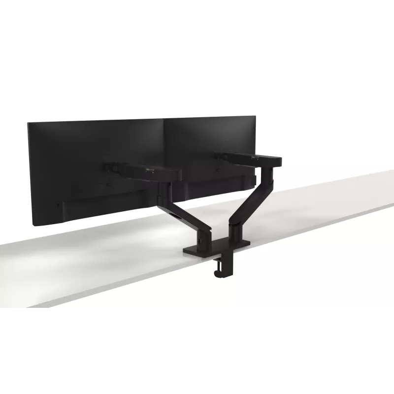 DELL Podwójny uchwyt do monitora – MDA20, 10 kg, 48,3 cm (19 cali), 68,6 cm (27 cali), Regulacja wysokości, Czarny