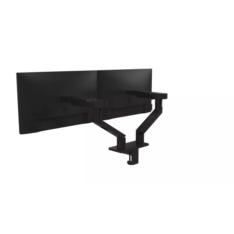DELL Podwójny uchwyt do monitora – MDA20, 10 kg, 48,3 cm (19 cali), 68,6 cm (27 cali), Regulacja wysokości, Czarny
