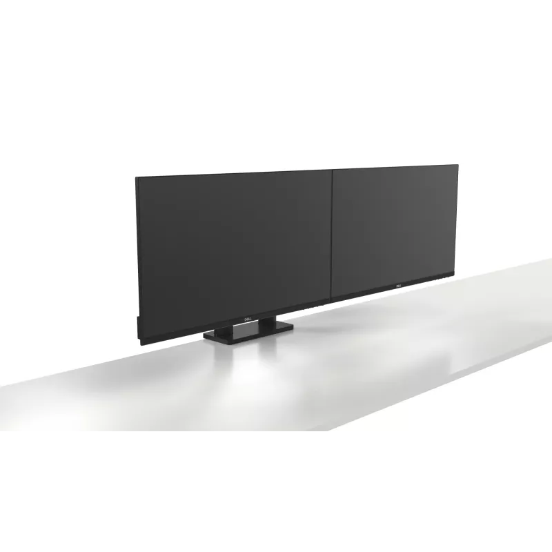 DELL Podwójny uchwyt do monitora – MDA20, 10 kg, 48,3 cm (19 cali), 68,6 cm (27 cali), Regulacja wysokości, Czarny