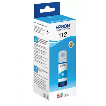 Butelka z tuszem Epson 112 EcoTank Pigment cyjan