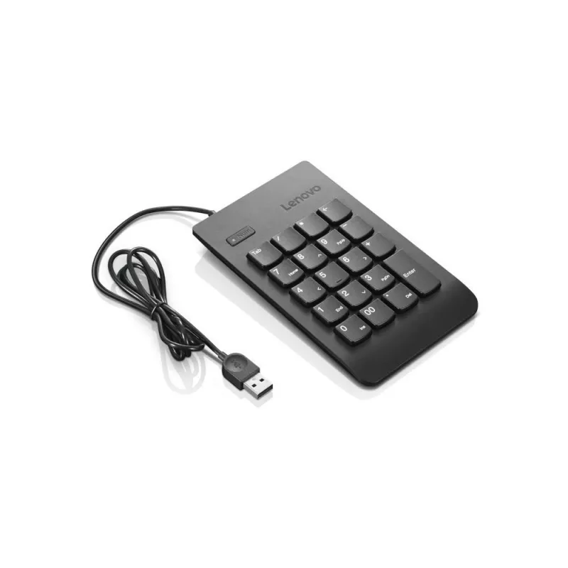 Klawiatura numeryczna Lenovo KBD_BO Num Keypad 1 uniwersalna USB czarna