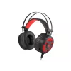 Słuchawki GENESIS Neon 360 Przewodowe Nauszne Gaming Czarny, Czerwony