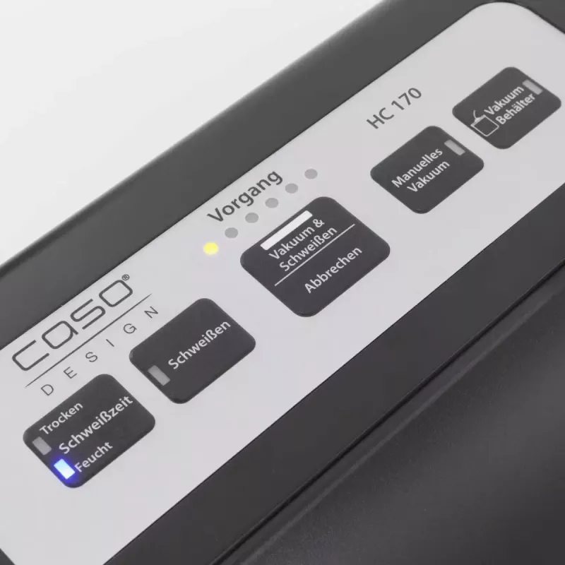 Zgrzewarka próżniowa Caso HC 170 0.75 mbar Czarna Szara 1358