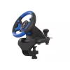 GENESIS Seaborg 350 Czarny, niebieski USB Kierownica + Pedały Nintendo Switch, PC, PlayStation 4, Playstation 3, Xbox 360, Xbox One, Xbox Series S, Xbox Series X