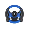 GENESIS Seaborg 350 Czarny, niebieski USB Kierownica + Pedały Nintendo Switch, PC, PlayStation 4, Playstation 3, Xbox 360, Xbox One, Xbox Series S, Xbox Series X