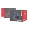 GENESIS Seaborg 350 Czarny, niebieski USB Kierownica + Pedały Nintendo Switch, PC, PlayStation 4, Playstation 3, Xbox 360, Xbox One, Xbox Series S, Xbox Series X