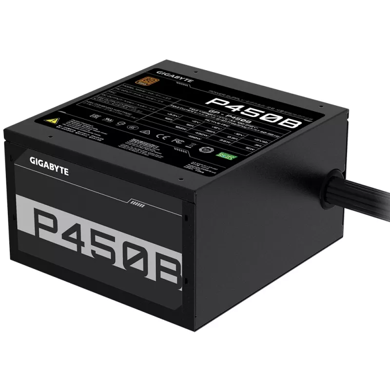 Zasilacz GIGABYTE P450B 450 W 20+4 pin ATX ATX Czarny