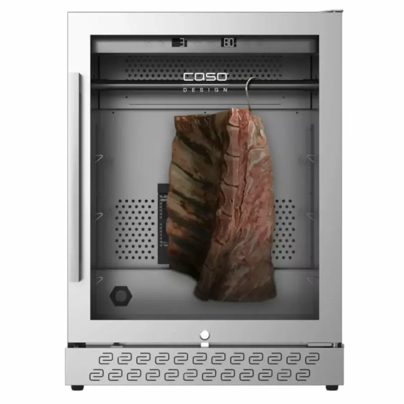 Szafa do dojrzewania na sucho Caso DryAged Master 125 — sprężarkowa, 125 l, stal nierdzewna, wolnostojąca