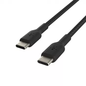 Kabel BELKIN USB-C na USB-C pleciony 1 m czarny