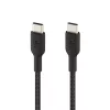 Kabel BELKIN USB-C na USB-C pleciony 1 m czarny