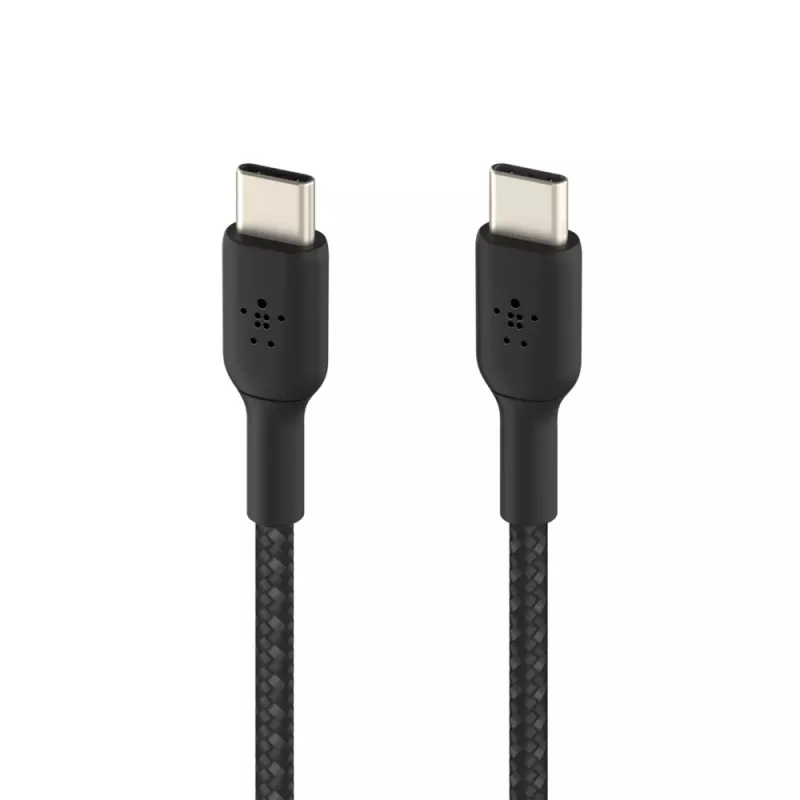 Kabel BELKIN USB-C na USB-C pleciony 1 m czarny