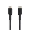 Kabel BELKIN USB-C na USB-C pleciony 1 m czarny