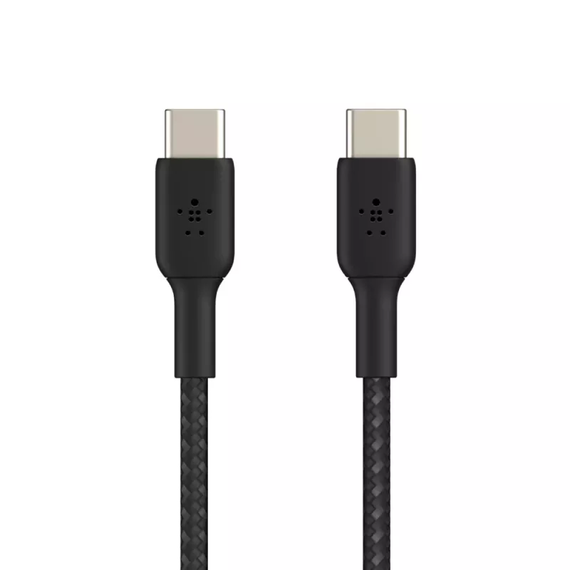 Kabel BELKIN USB-C na USB-C pleciony 1 m czarny