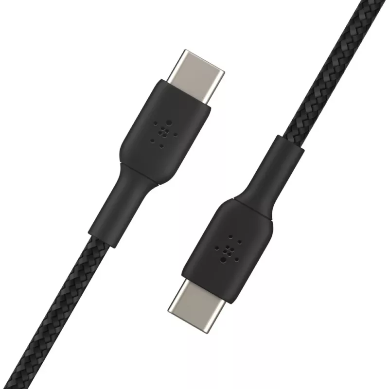 Kabel BELKIN USB-C na USB-C pleciony 1 m czarny