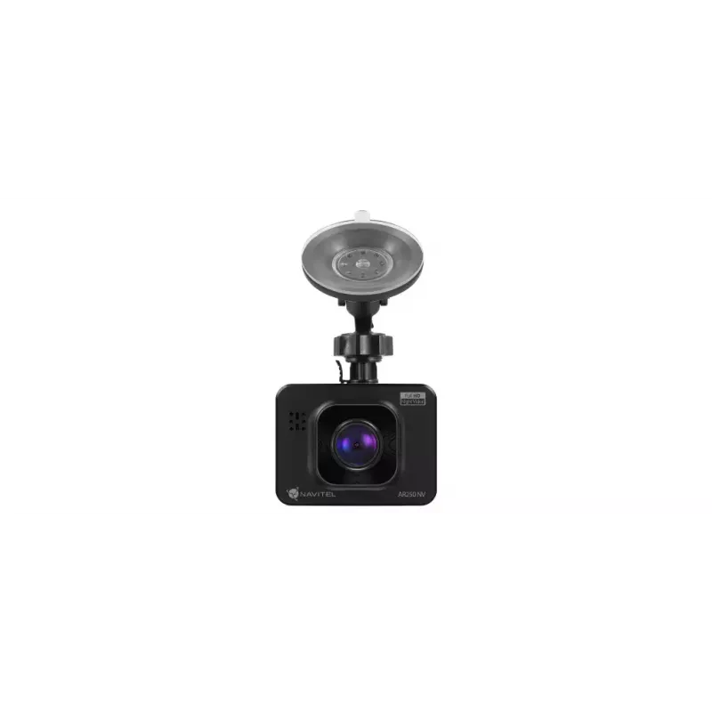 Wideorejestrator samochodowy Navitel AR250 NV — 1 kamera 1920x1080, kąt widzenia 140°, wbudowany wyświetlacz, MicroSD, bateria i zasilanie z gniazda zapalniczki