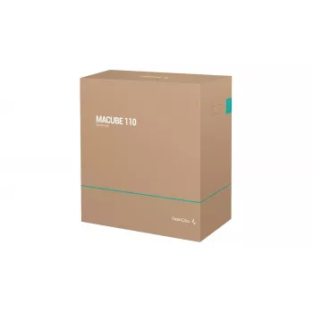 Obudowa PC DeepCool MACUBE 110 WH Midi Tower — Biała, szkło hartowane, microATX, do 320 mm GPU, 165 mm cooler CPU, wnęki 2x3,5 cala + 2x2,5 cala