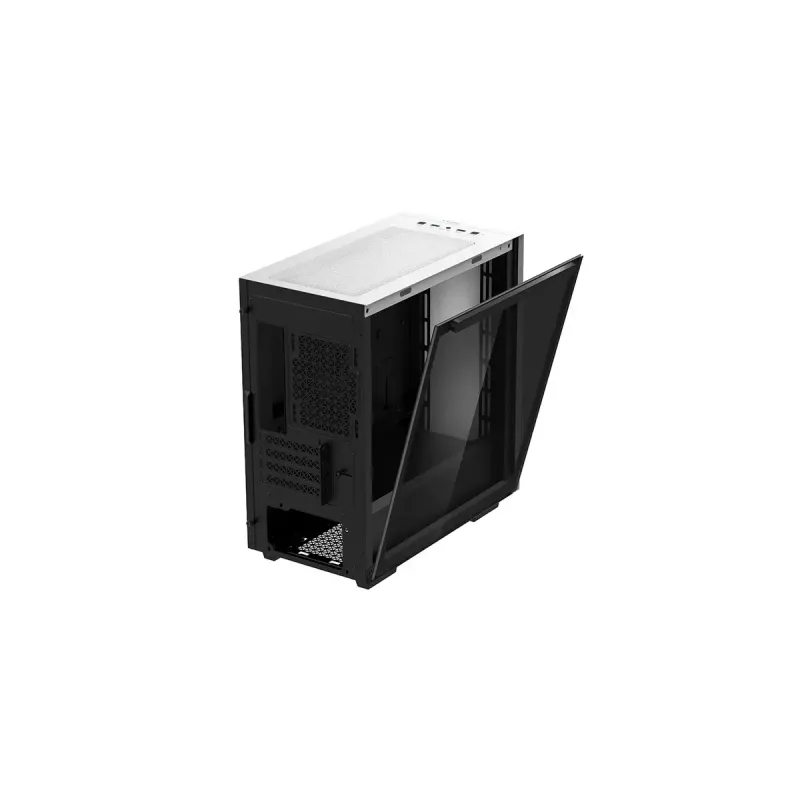 Obudowa PC DeepCool MACUBE 110 WH Midi Tower — Biała, szkło hartowane, microATX, do 320 mm GPU, 165 mm cooler CPU, wnęki 2x3,5 cala + 2x2,5 cala