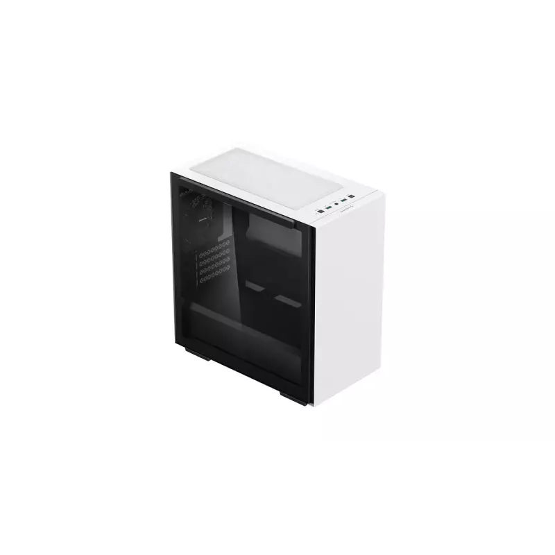 Obudowa PC DeepCool MACUBE 110 WH Midi Tower — Biała, szkło hartowane, microATX, do 320 mm GPU, 165 mm cooler CPU, wnęki 2x3,5 cala + 2x2,5 cala
