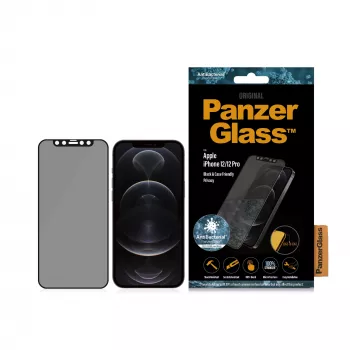 PanzerGlass ® Osłona ekranu prywatyzująca iPhone 12 | 12 Pro | Edge-to-Edge