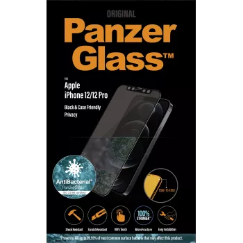 PanzerGlass ® Osłona ekranu prywatyzująca iPhone 12 | 12 Pro | Edge-to-Edge