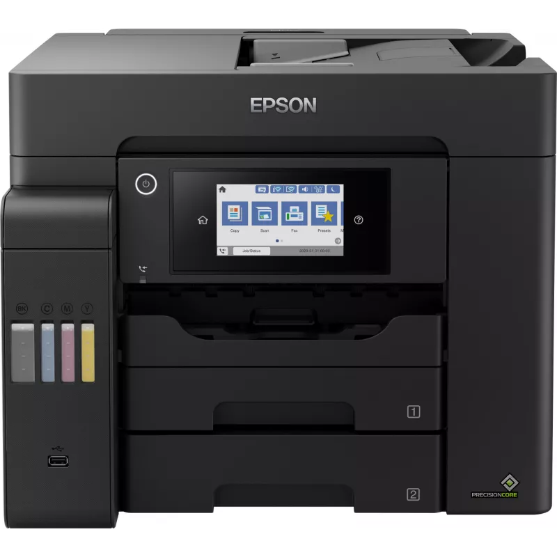 Urządzenie wielofunkcyjne Epson EcoTank L6550, atramentowy kolorowy druk, 4800x2400 DPI, A4, Wi‑Fi, Ethernet