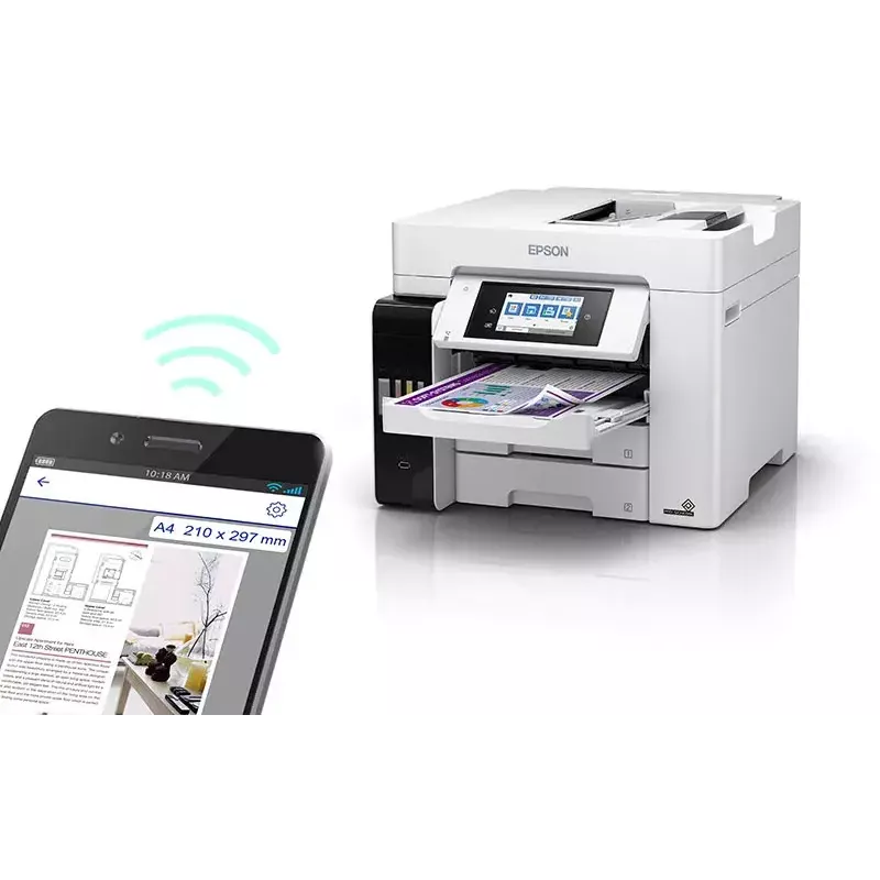 Drukarka wielofunkcyjna Epson EcoTank L6580 — atramentowa kolorowa, 4800 x 22400 dpi, 32 str./min, dupleks, Wi‑Fi, A4