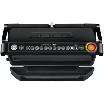 Grill kontaktowy Tefal GC7228 — grill kontaktowy, powierzchnia grillowania 800 cm², regulowany termostat, stal nierdzewna w kolorze czarnym