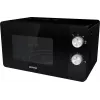 Kuchenka mikrofalowa solo Gorenje MO20E1B — 20 L, 800 W, 5 poziomów mocy, talerz obrotowy 270 mm, czarna