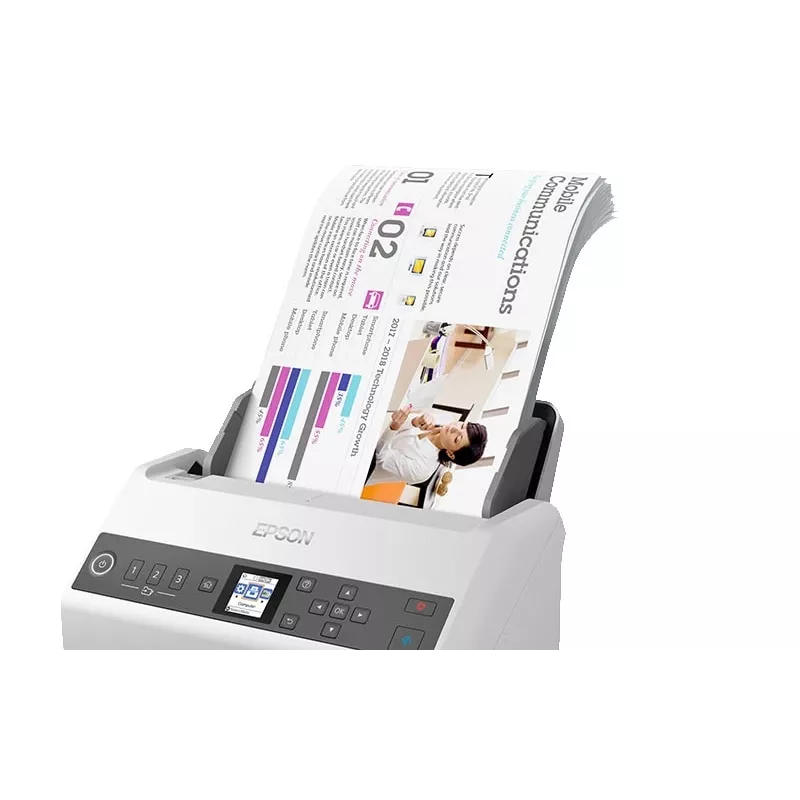 Epson DS-730N Skaner dokumentów 600 x 600 DPI A4 Czarny, Szary