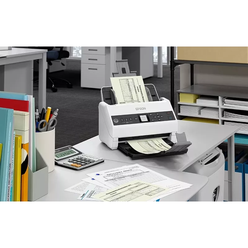 Epson DS-730N Skaner dokumentów 600 x 600 DPI A4 Czarny, Szary