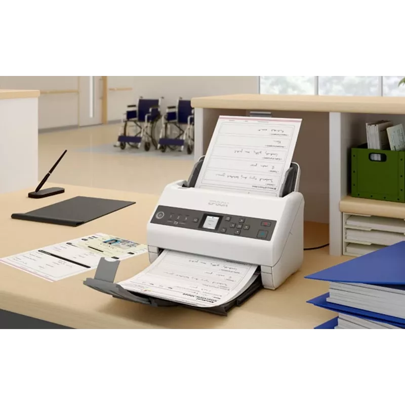 Epson DS-730N Skaner dokumentów 600 x 600 DPI A4 Czarny, Szary