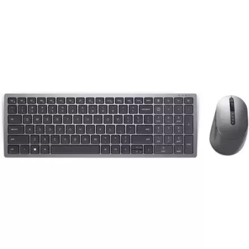 Bezprzewodowa klawiatura i mysz Dell KM7120W Bluetooth Titan Gray kompaktowa klawiatura ergonomiczna mysz
