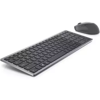 Bezprzewodowa klawiatura i mysz Dell KM7120W Bluetooth Titan Gray kompaktowa klawiatura ergonomiczna mysz