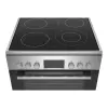 Kuchenka wolnostojąca Bosch Serie 4 HKR39A250U, płyta ceramiczna 4 strefy, piekarnik 66 L, stal nierdzewna, 600 mm