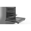 Kuchenka wolnostojąca Bosch Serie 4 HKR39A250U, płyta ceramiczna 4 strefy, piekarnik 66 L, stal nierdzewna, 600 mm