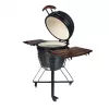 Grill węglowy kamado TUNABONE TunaBone classic 21 cali (rozmiar M) ciemnoszary — komora gotowania 21 cali