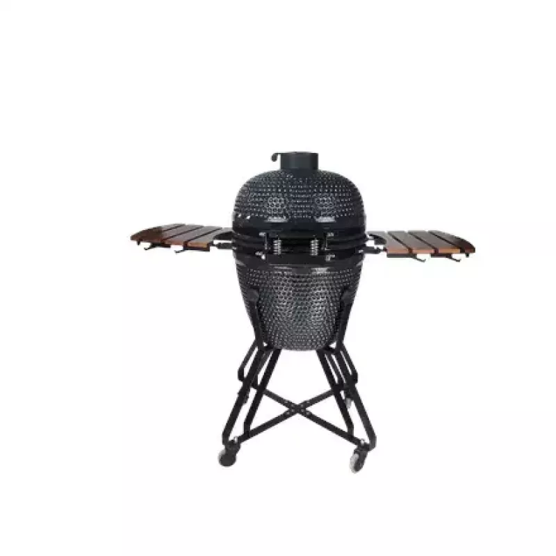 Grill węglowy kamado TUNABONE TunaBone classic 21 cali (rozmiar M) ciemnoszary — komora gotowania 21 cali