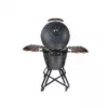 Grill węglowy kamado TUNABONE TunaBone classic 21 cali (rozmiar M) ciemnoszary — komora gotowania 21 cali