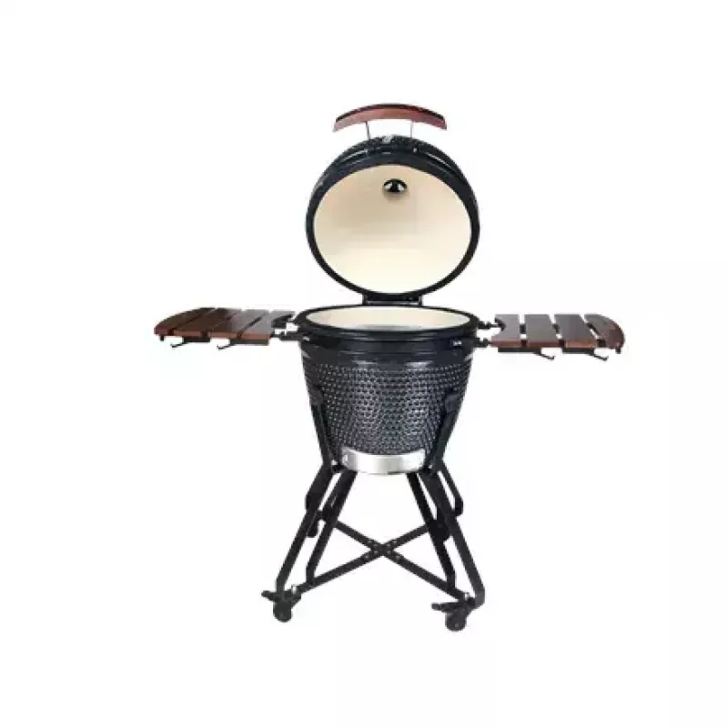 Grill węglowy kamado TUNABONE TunaBone classic 21 cali (rozmiar M) ciemnoszary — komora gotowania 21 cali