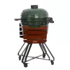 Ceramiczny grill Kamado TUNABONE Classic 23 cale (rozmiar L) zielony