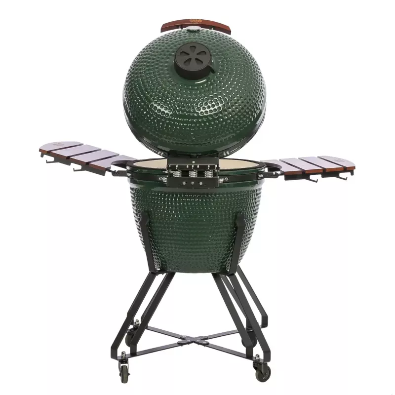 Ceramiczny grill Kamado TUNABONE Classic 23 cale (rozmiar L) zielony