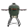 Ceramiczny grill kamado TARGUS TBG24GREEN-02 — 24-calowy zielony piec węglowy