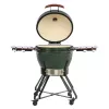 Ceramiczny grill kamado TARGUS TBG24GREEN-02 — 24-calowy zielony piec węglowy