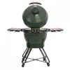 Ceramiczny grill kamado TARGUS TBG24GREEN-02 — 24-calowy zielony piec węglowy
